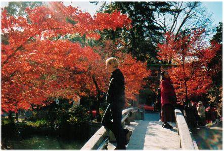 Min on bridge