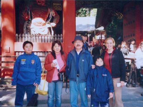 Harumi and family