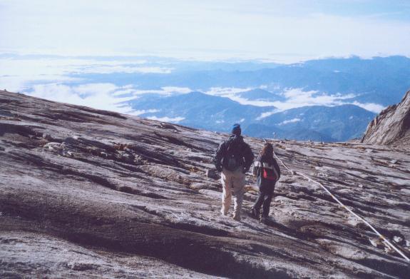 On the way down